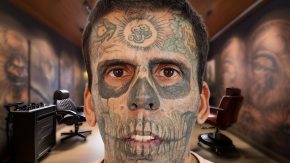 El fin del hombre más tatuado de Brasil: se borró los de la cara y así se ve El fin del hombre más tatuado de Brasil: se borró los de la cara y así se ve