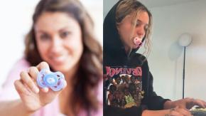 ¿Una nueva moda?: Adultos estresados están recurriendo a los chupetes (tetes) para aliviar la ansiedad