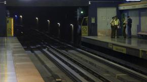 Pasajero es apuñalado en andén de la estación Franklin del Metro de Santiago: hay un detenido