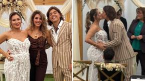 Con vestido especial y beso bajo ‘lluvia’ de rosas: así fue la íntima boda de Sabrina Sosa y Joaquín Montecinos Con vestido especial y beso bajo ‘lluvia’ de rosas: así fue la íntima boda de Sabrina Sosa y Joaquín Montecinos