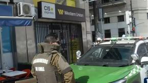Roban casa de cambio en Valparaíso: delincuentes habrían sustraído entre 9 a 10 millones de pesos Roban casa de cambio en Valparaíso: delincuentes habrían sustraído entre 9 a 10 millones de pesos