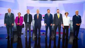 Los enfrentamientos, volteretas e imágenes que marcaron el primer debate presidencial de todos los candidatos Los enfrentamientos, volteretas e imágenes que marcaron el primer debate presidencial de todos los candidatos