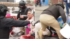 "No me deje sin las cosas": Captan violento enfrentamiento en medio de operativo contra comercio ambulante "No me deje sin las cosas": Captan violento enfrentamiento en medio de operativo contra comercio ambulante