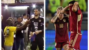 Celebraron antes de jugar: El cuestionado "pasillo" a Venezuela previo al partido ante Colombia Celebraron antes de jugar: El cuestionado "pasillo" a Venezuela previo al partido ante Colombia