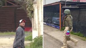 Allanan al menos 25 casas por tráfico de drogas: sujetos atacaron con piedras a Carabineros y la prensa Allanan al menos 25 casas por tráfico de drogas: sujetos atacaron con piedras a Carabineros y la prensa