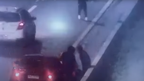 VIDEO | Instalan barricadas en autopista para asaltar conductores: método delictual no se veía desde 2021
