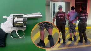 Capturan a delincuente tras asaltar farmacia e intentar atropellar a Carabinero: Tenía orden de aprehensión y portaba tobillera electrónica”