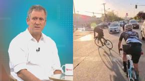Min. Muñoz reitera condena a ciclistas contra el tránsito: "Ponen en riesgo no solamente sus vidas"
