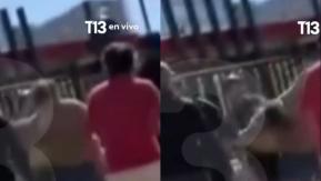 El momento clave: Motorista interviene y golpea a Rolando Segovia en la cabeza El momento clave: Motorista interviene y golpea a Rolando Segovia en la cabeza