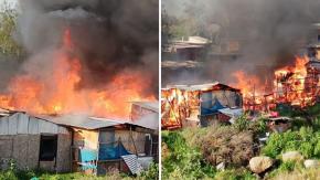 Incendio se registra en toma ‘Dignidad’ de La Florida: 18 casas consumidas en su totalidad Incendio se registra en toma ‘Dignidad’ de La Florida: 18 casas consumidas en su totalidad