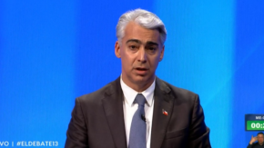 Así fue el minuto a libre disposición de Marco Enríquez-Ominami en el debate presidencial del 13 Así fue el minuto a libre disposición de Marco Enríquez-Ominami en el debate presidencial del 13