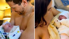 La foto que compartió Melina Noto de Pangal con su hija tras su primera noche: enterneció las redes