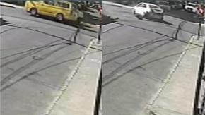 Cámaras captaron momento exacto en que delincuentes chocan a furgón escolar: niño de 12 años murió Cámaras captaron momento exacto en que delincuentes chocan a furgón escolar: niño de 12 años murió