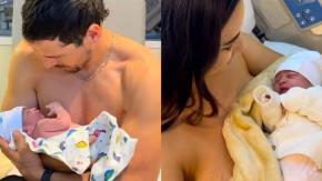 Pangal Andrade y Melina Noto se convirtieron en padres: pareja compartió las primeras fotos de Alanna 