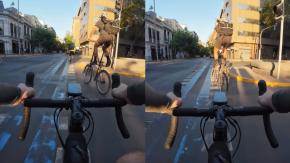 ¿Real o IA?: Ciclista se hace viral por andar en bicicleta con inusuales dimensiones ¿Real o IA?: Ciclista se hace viral por andar en bicicleta con inusuales dimensiones