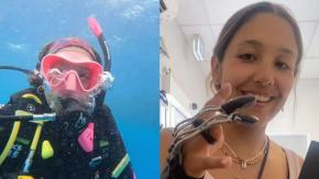 Chilena relata cómo perdió dos dedos mientras hacía clases de buceo en Australia: "La saqué y mis dedos ya no estaban” Chilena relata cómo perdió dos dedos mientras hacía clases de buceo en Australia: "La saqué y mis dedos ya no estaban”