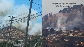 Solicitan evacuar sector en Catemu por incendio forestal: Se activó la alerta SAE