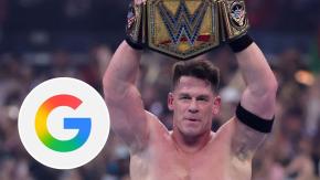 El homenaje de Google a John Cena el día de su retiro de la lucha libre
