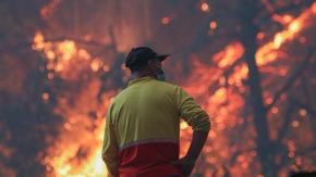 Detienen a hombre de 61 años por incendio en Pichidegua: habría provocado el fuego cuando desmalezaba con orilladora