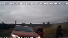 VIDEO | Así fue el instante previo al ataque de encapuchados a vehículo de empresa forestal en La Araucanía