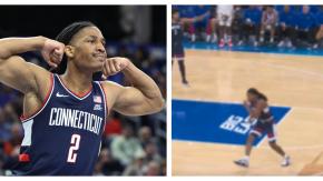 Basquetbolista se enferma en pleno partido, no alcanza a ir al baño y ensucia la cancha en EE.UU.