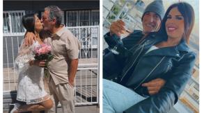 Mario Salas se casa con Nathalie Pizarro, su pareja 18 años menor