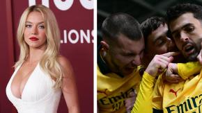 Destapan posible romance entre Sydney Sweeney y estrella del fútbol italiano