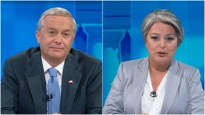 Revisa el minuto final de Jara y Kast en el debate Anatel 2025