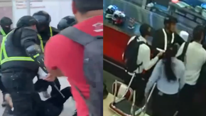 Tensión en evacuación del Mall Plaza Norte: enfrentamientos marcaron emergencia por incendio