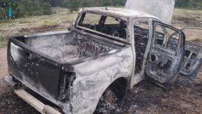 Grupo de encapuchados incendió vehículo de empresa forestal en La Araucanía