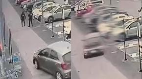Video muestra brutal atropello a guardias  en supermercado de Puerto Montt: alcalde hizo urgente llamado