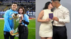 "Te amo con toda mi vida": Seleccionado chileno Alexander Aravena contrajo matrimonio