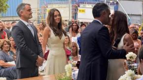 La inesperada banda que "prendió" la espectacular fiesta de matrimonio del senador Macaya con conocida comunicadora