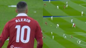 VIDEO | El pase de lujo de Alexis Sánchez en el Bernabéu: Increíblemente no fue gol