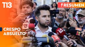 Crespo absuelto en caso Gatica: Noticias 13 de enero