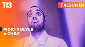 Martín de los Santos pidió volver a Chile: Noticias 29 de enero