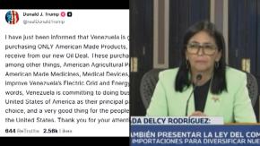 Venezuela acepta vender petróleo a EEUU y Trump dice que el país comprará solo "made in USA"