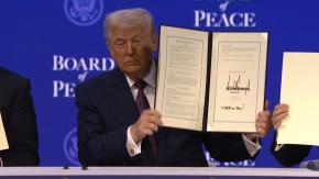 Trump lanza en Davos su Consejo de Paz