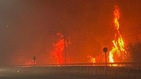 Presidente Boric declara estado de catástrofe en las regiones de Ñuble y Bio Bio por incendios forestales