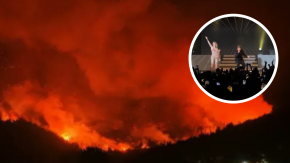 Javier Milei recibe críticas tras aparecer cantando mientras incendios arrasan la Patagonia argentina