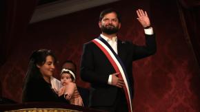 El emocionante detalle futbolero en la foto del Presidente Boric sobre las "primeras comidas" de Violeta