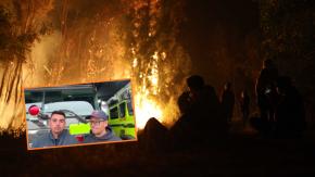 Conmovedor relato de bomberos que salvaron a bebés: "Pensé que iba a quedar en medio del fuego con la guagua"