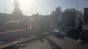 Grave accidente en Autopista Central deja al menos siete personas atropelladas