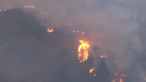 VIDEO | Vecinos incomunicados y sin agua mientras fuego amenaza viviendas: Así luce incendio en Penco