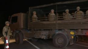 Ejército realiza patrullajes nocturnos en "zona cero" de los incendios