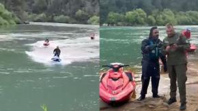 Autoridades multarán a ciudadanos rusos que fueron sorprendidos usando motos acuáticas en río Futaleufú