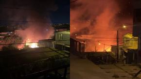 Cuatro muertos tras incendio en cerro Placeres de Valparaíso