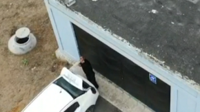 Insólito: guardias de planta de aguas servidas en Horcón atacan dron a piedrazos