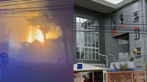 Incendios forestales obligan a evacuar el Hospital Penco-Lirquén 