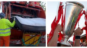 Fue campeón del fútbol chileno en 2015 y ahora es recolector de basura: "Nadie sabe lo difícil que es"